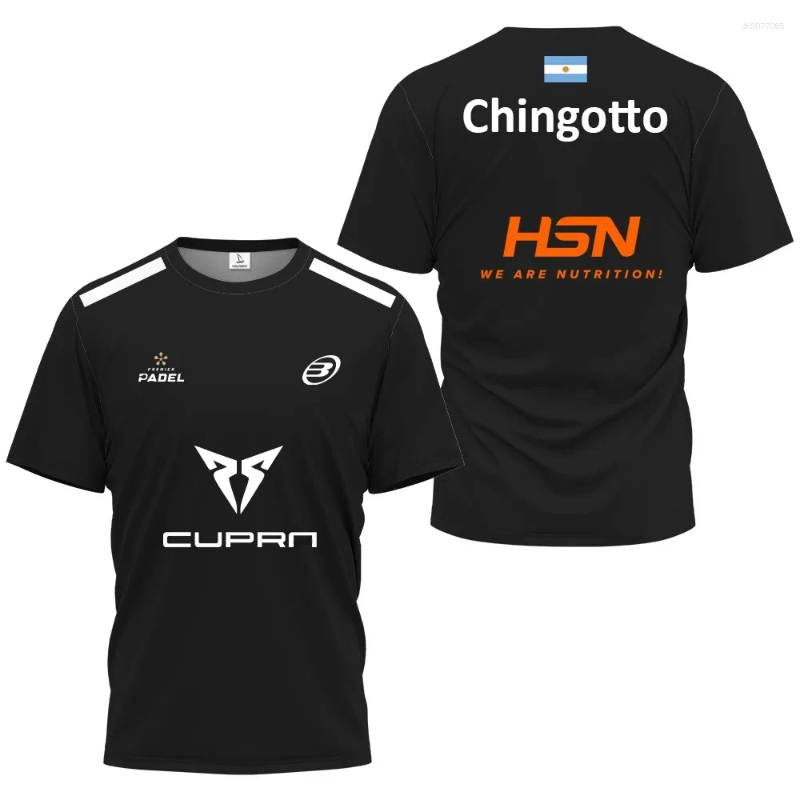 Men's T Shirts 24/25 Padel Wear Sports Men T-Shirt Women Fitness Quick Dry Tops Summer Breathable Tee Short Sleeve Clothes