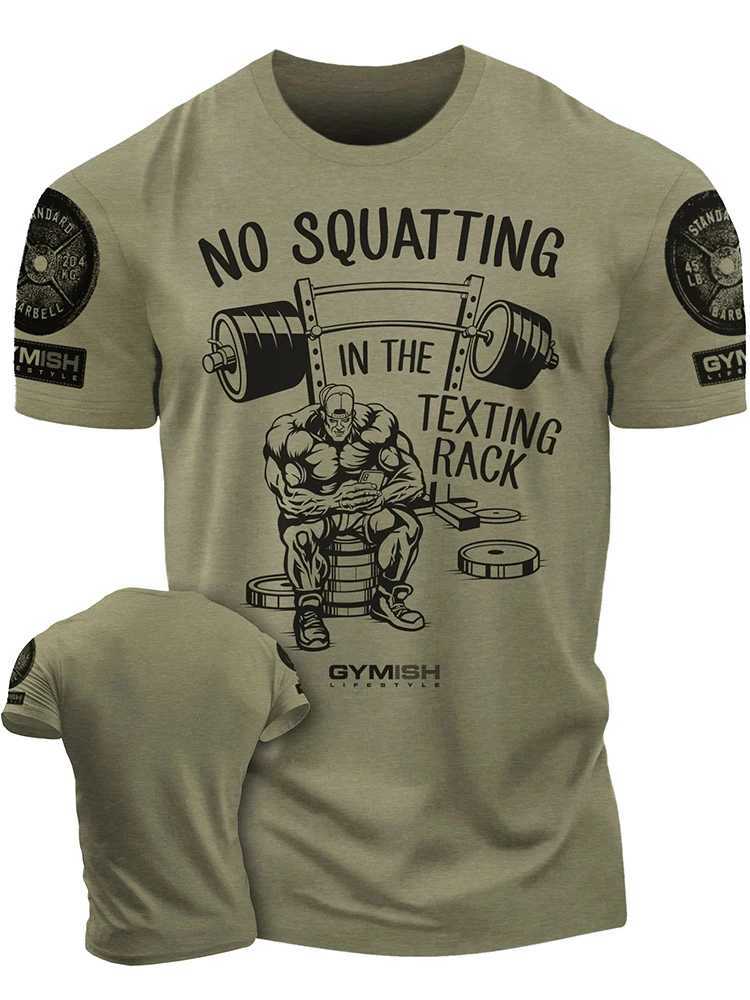 3D Printed Recover Fully Workout T-Shirt Funny Gym T-Shirt High Quality Mens Short Sleeves Muscle Man Tough Guy T-ShirtT250207