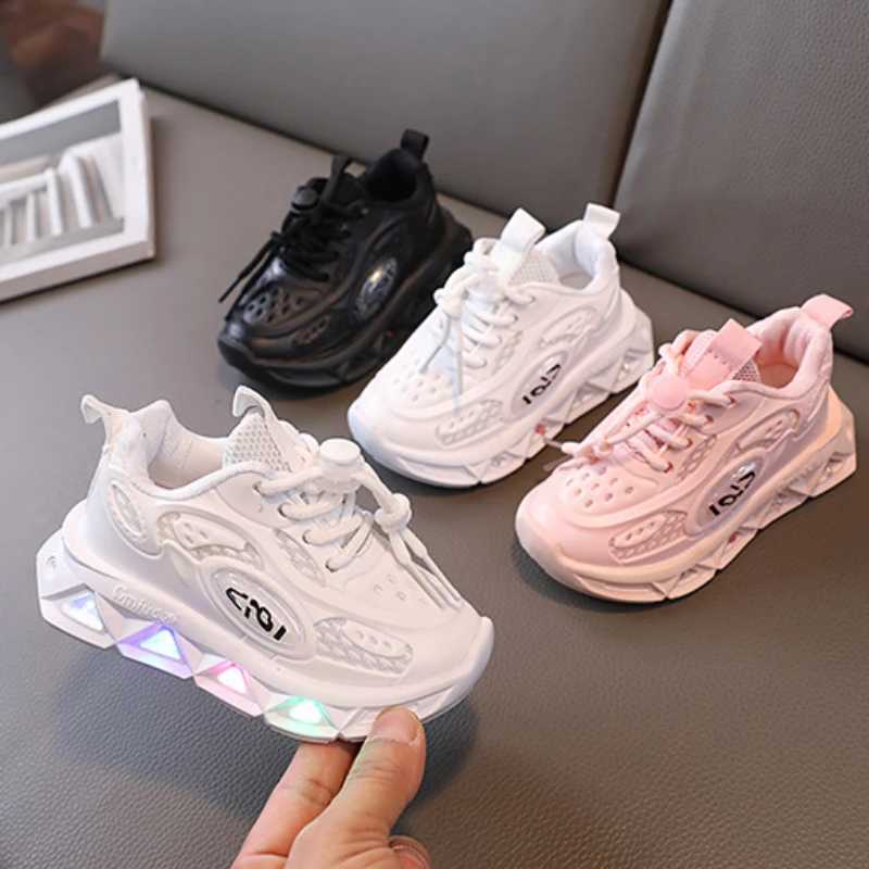 Children Shoe Fashionable Casual Sneaker for Boy Kid Shoe for Girl Luminous Shoe Breathable Lightweight Soft Soled Toddler ShoeXJ250207