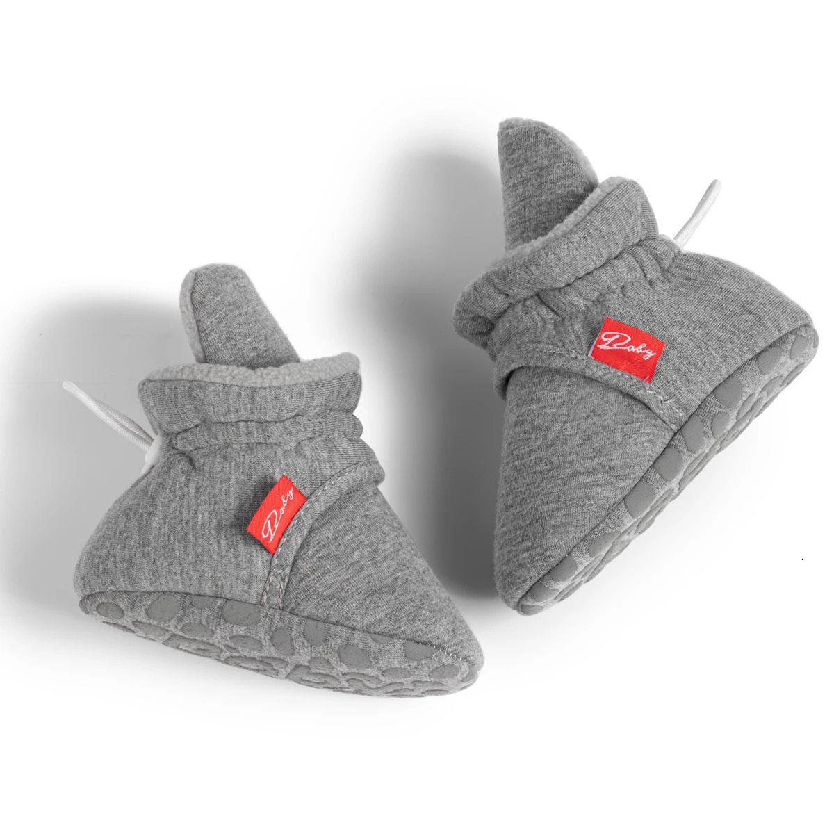Winter Baby Boy Girl Socks Booties Fluff Soft Elastic Cord First Walkers Antislip Indoor Warm born Shoes Moccasin 250115