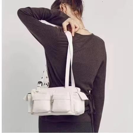Samo Ondoh New SAMO ONDOH Saddle Cross-Body Bag, Same As Song Yuqi, Samoondoh Small Bag For Women, Korean Fashion Brand Genuine Leather