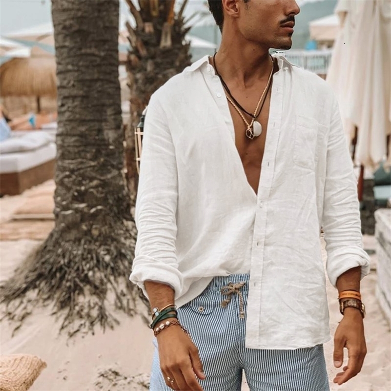 Mens Shirt Long Sleeve Regular Fit Men Casual Oversized Loose Single Breasted Shirt Leisure Spring Summer Male Blouse Shirt 250206