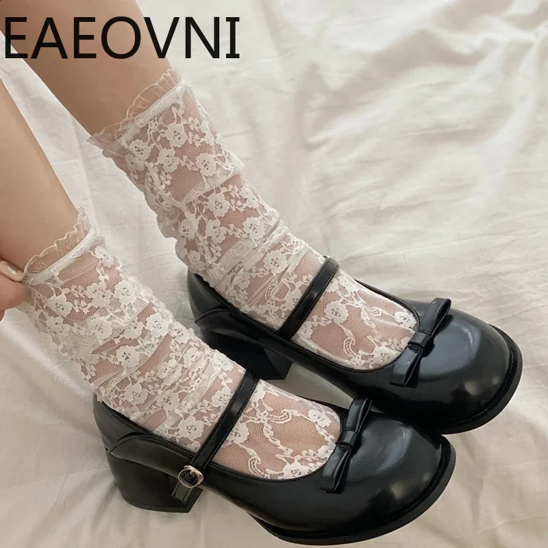 2024 Spring Mary Jane Shoes Womens Elegant Low Heel Shoes Fashion Casual Buckle Single Shoes Ladies College Style Footwear 250206