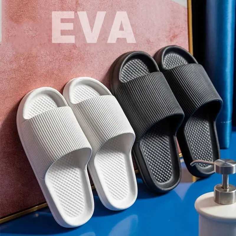 Soft Sole Massage Shower Shoes for Women Men Couples Waterproof N-slip Home Leisure Fi Bathroom SlippersXJ250207