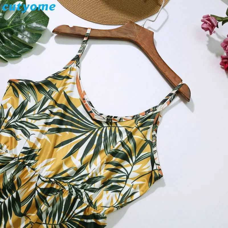 Mother Daughter Family Matching Outfits Sleeveless Floral Dress Summer Cotton Girl Women Boho Loose Dresses Sundress Clothes W250207