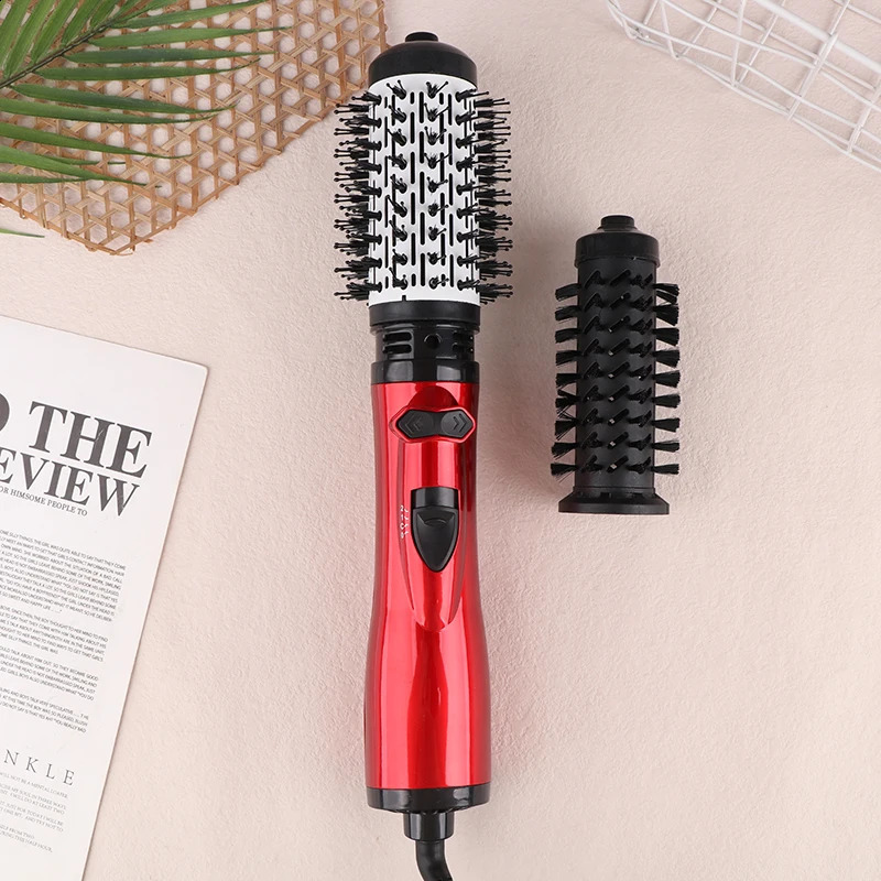 Hair Dryer Brush 3 In 1 Air Spin Brush Curling Straightening Styling Auto-Rotating Ionic Round Blow Dryer Volumizer 250206
