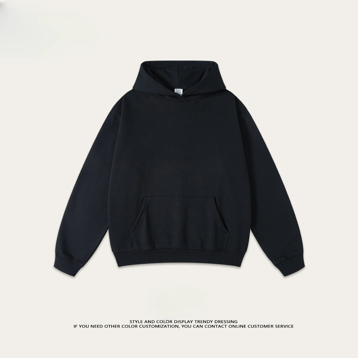 2024 Heavy Terry Sweater American Trendy Solid Color Mens Suit Hoodie Spring and Autumn 250207