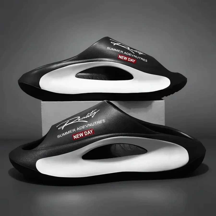 Mens and womens slippers Fi n-slip couple slippers EVA 2 color 36-45XJ250207