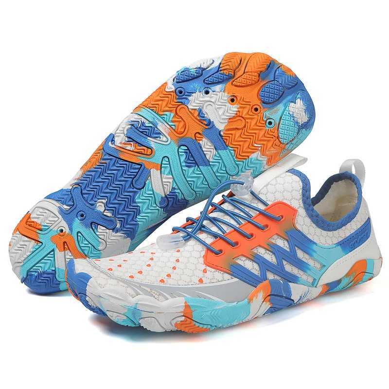 Unisex Barefoot Shoes Mens Five Finger Sneaker Child Outdoor Beach Sandals Swimming Shoes Gym Running Shoes Mens Yoga Footwear W250207