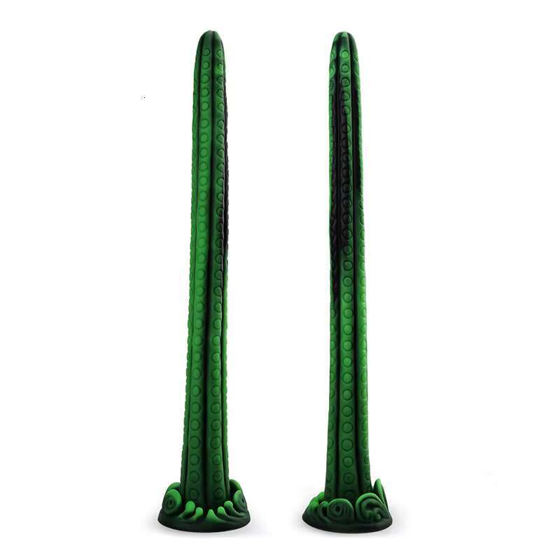 47cm Super Long Anal Glow in The Dark Monster Dildo Flexible Liquid Silicone Butt Plug Vaginal Stimulate for Men and Women