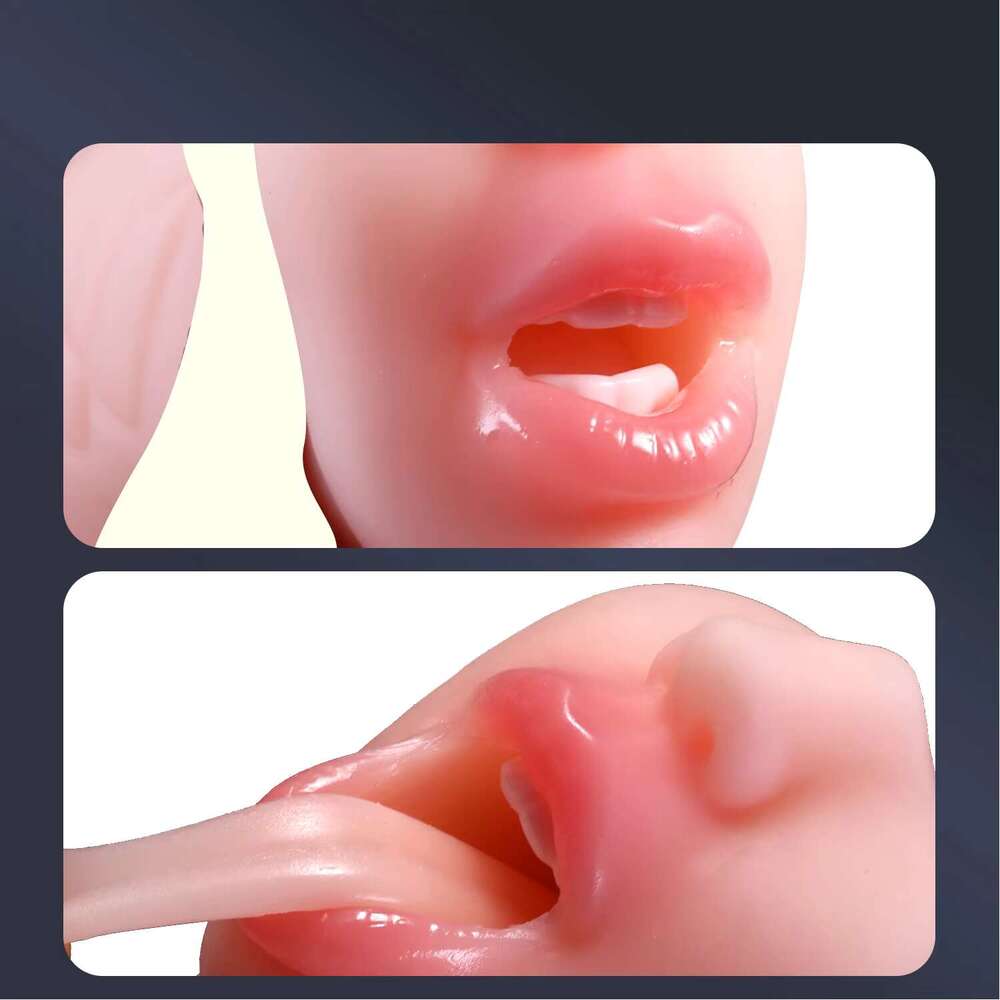 3-in-1 Realistic Male Masturbator with Vagina, Anal & Deep Throat Design, Rubber Pocket Pussy, Adult Sex Toy for Men