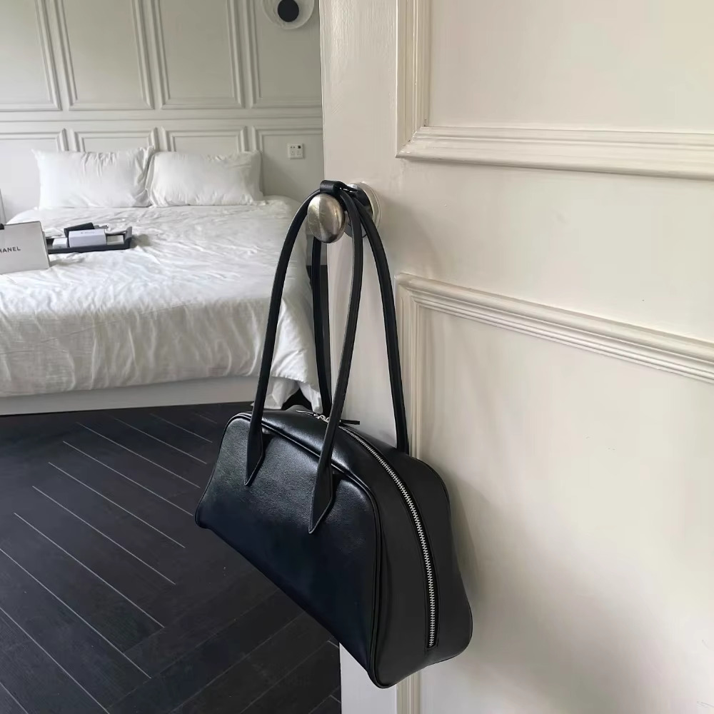 Motingsome Top Layer Cow Leather Shoulder Women Bags Retro Lady Underarm Saddle Bag Calfskin Causal Tote Purses Handbag New Genuine Leather