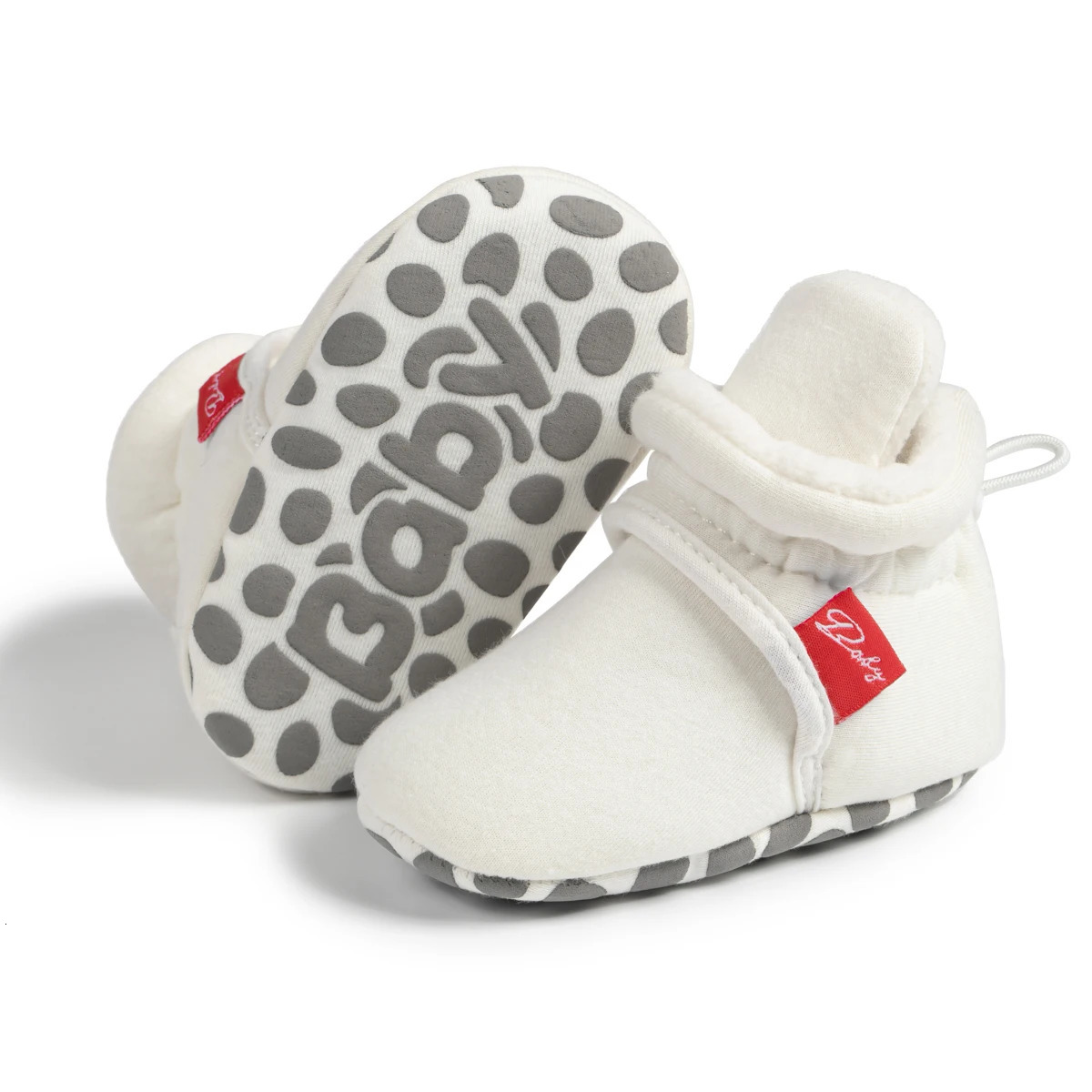Winter Baby Boy Girl Socks Booties Fluff Soft Elastic Cord First Walkers Antislip Indoor Warm born Shoes Moccasin 250115