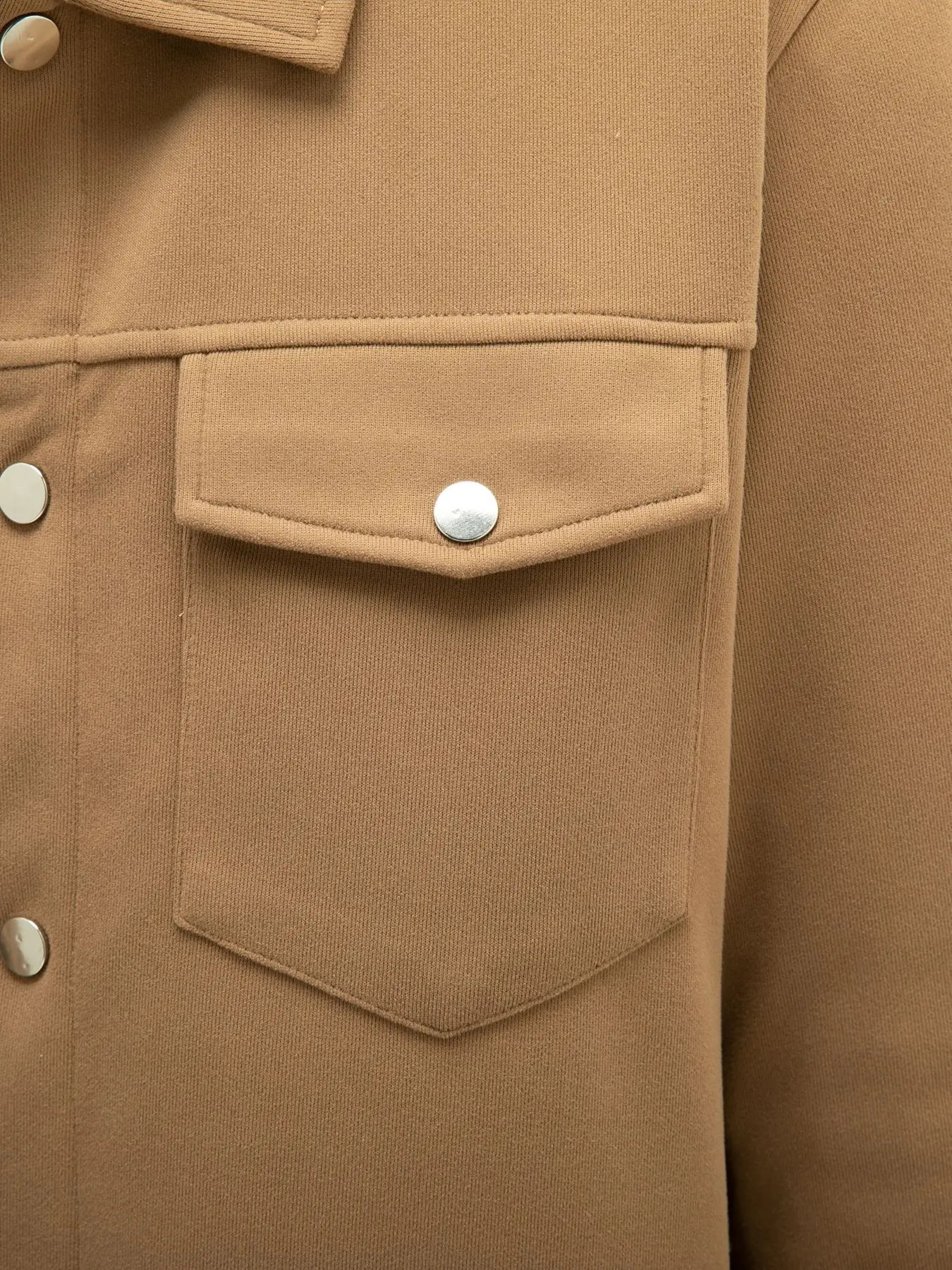Autumn and winter mens business casual lapel single breasted solid color top fashion slim double pocket long sleeve thick jacke 250206