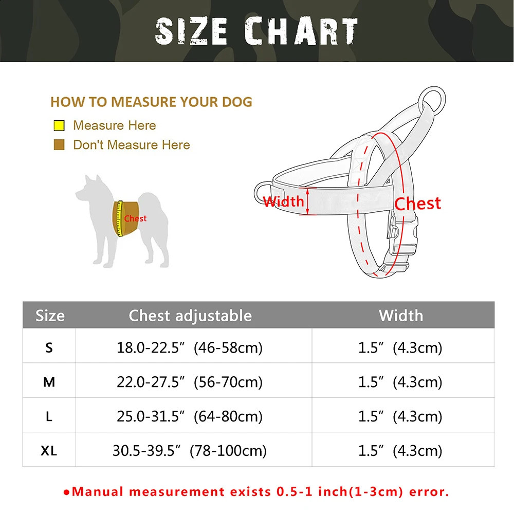 Nylon Durable Dog Harness No Pull Pet Harness with Handle Reflective Training Harness for Small Medium Large Dog German Shepherd 250206
