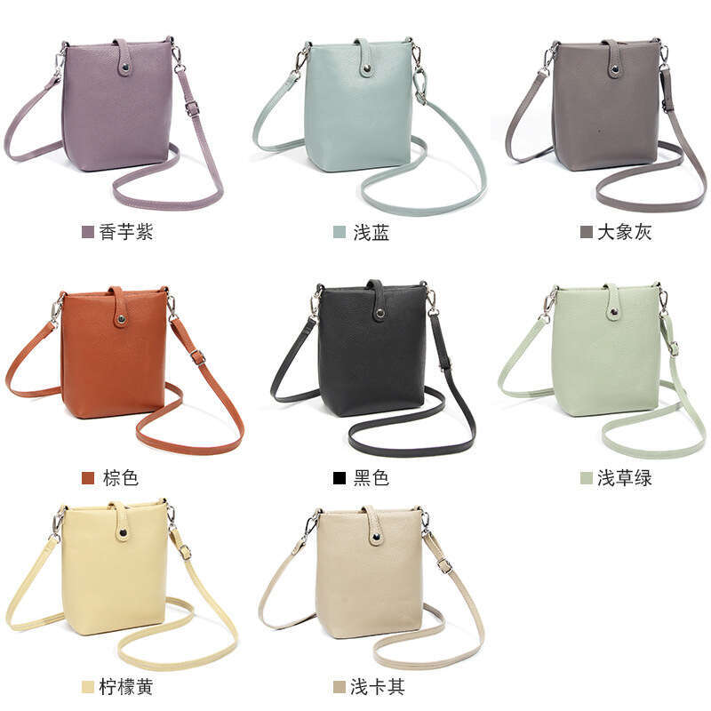 Genuine Leather Bucket With A High-End Exquisite Crossbody Bag, Versatile For Women, New Large Capacity, Fashionable And Simple Shoulder Bag