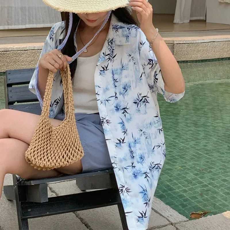 Resort Couple Look Parents and Children Summer Clothes Family Matching Holiday Clothing Mom Daughter Beach Dress Dad Son Shirts W250207