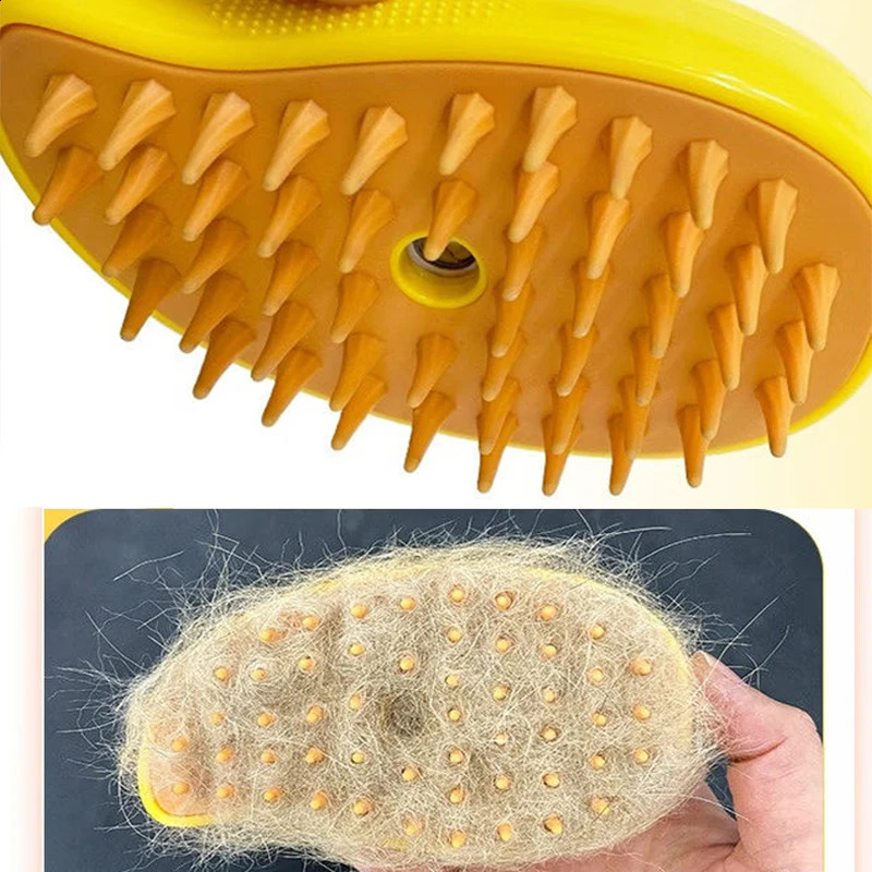 Dog Cat Steam Brush Steamy Dog Brush 3 in 1 Electric Spray Cat Hair Brushes for Massage Pet Grooming Comb Hair Removal Combs 250121