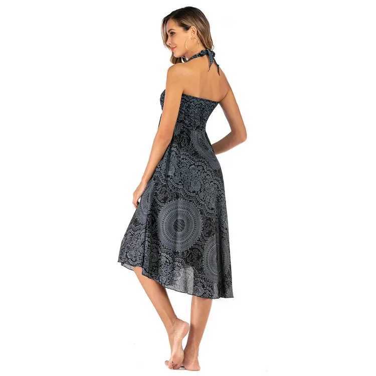 Fashion Two Way Wear Beach Skirt Women Dress Summer Casual Print y2k Sexy Dresses Woman Clothes Harajuku Robe Bohemian VestidoXJ2500207