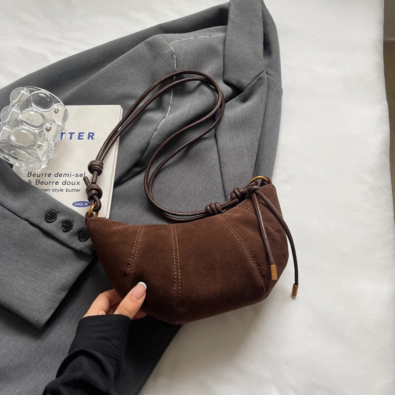 Retro Solid Color Splicing Leather Shoulder Women Korean Fashion Handbags And Purses Lady Crossbody Bag PU Casual