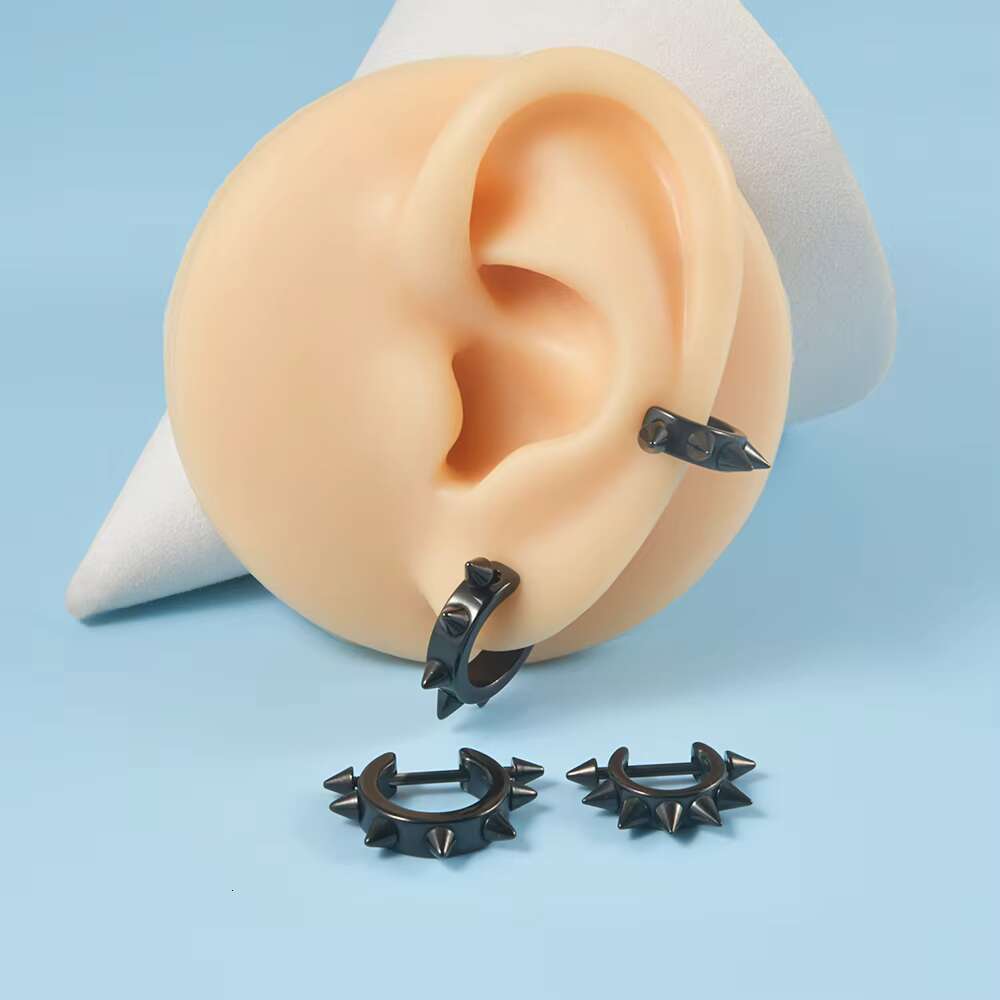 1Pc Surgical Steel Barbell Piercing Earrings for Women Men Gift Ear Hoop Cartilage Earring Studs Lobe Helix Body Jewelry