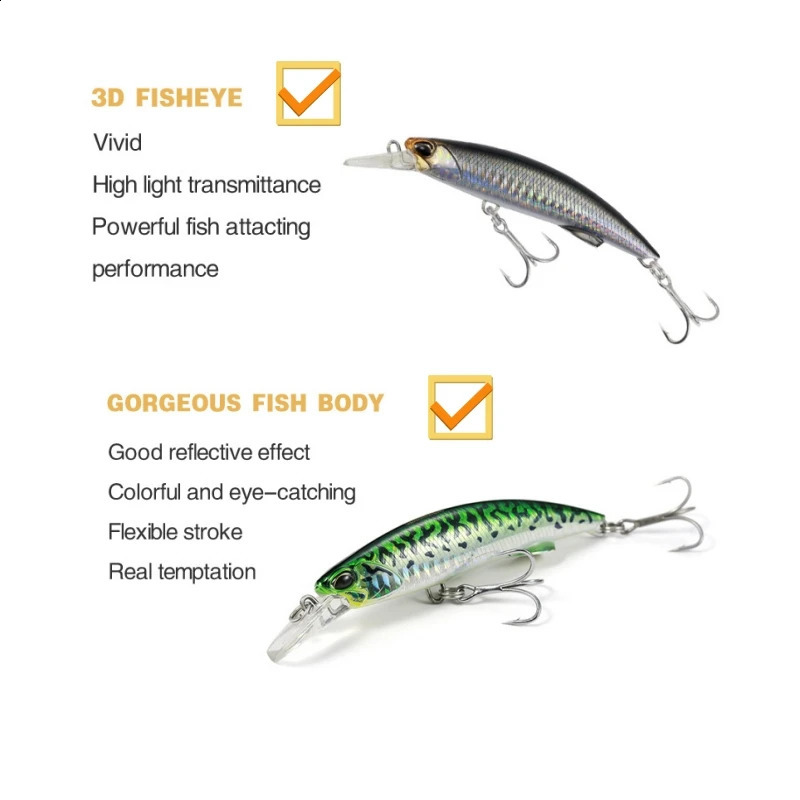 Arrival 92mm40g Hard Bait Fishing Lure Minnow for Bass and For Saltwater Freshwater with Lifelike n To Get Big Fish 250207