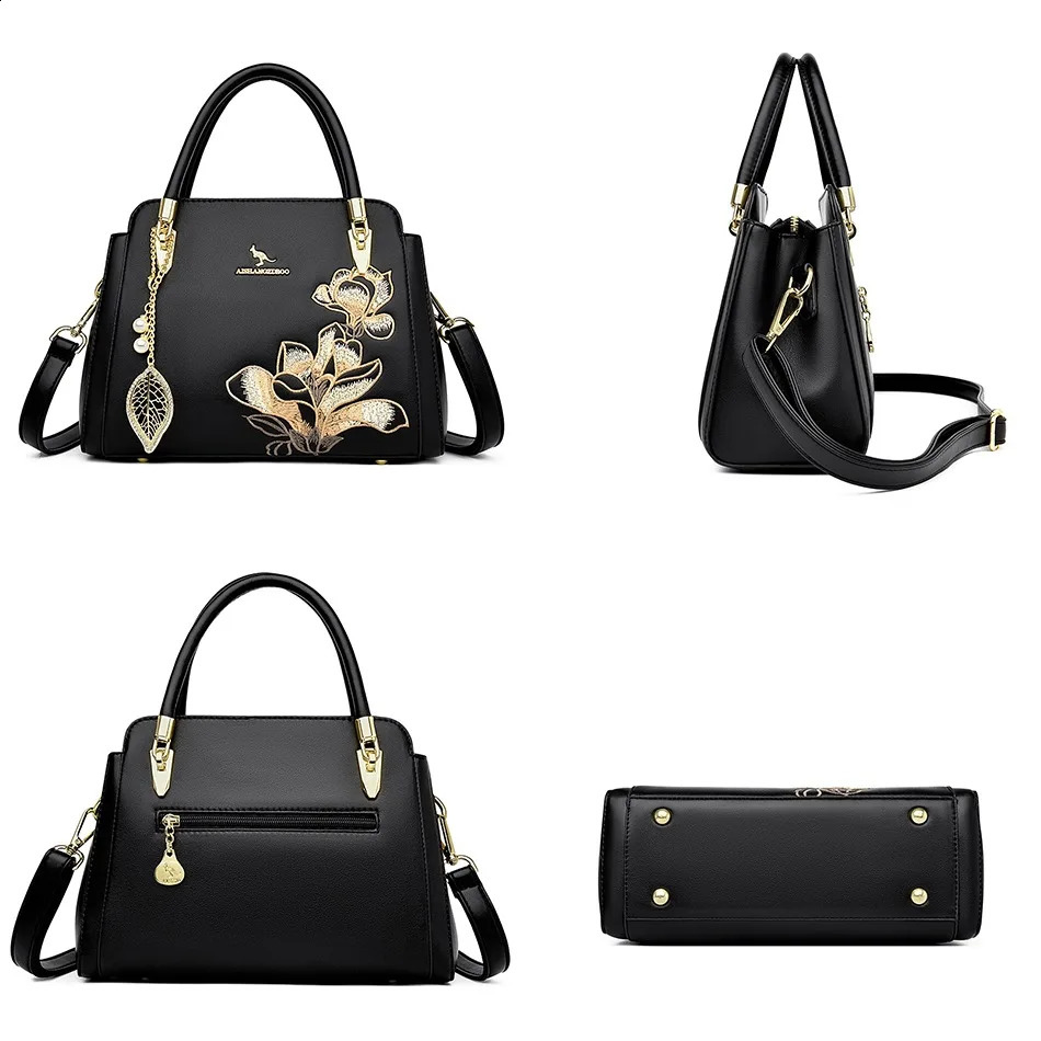2024 Tote Bags Large Capacity Shandbag Handbags for Women Fashion Chinese Style Embroidery Crossbody Sac A Main 250122