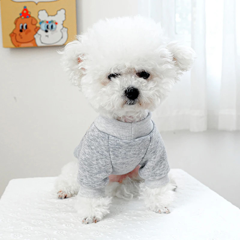 Dog Valentines Day Sweatshirt Heart Letter Embroidery 2 Legs Covered Dog Clothes with D-Ring Pet Clothes for Small Dog Cats 250206