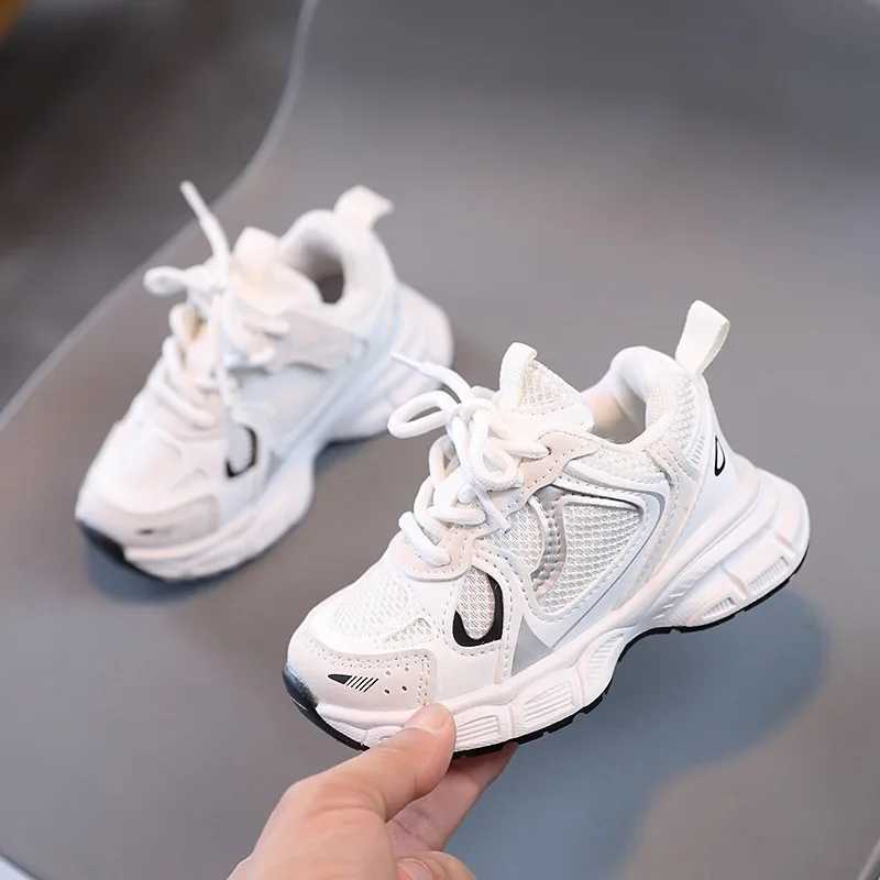Spring and Autumn Childrens Sports Shoes Neutral Childrens Sports Shoes Mesh Upper Breathable Basketball Shoes Tennis Casual Flat ShoesXJ250318