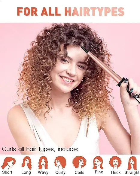 5 in 1 Curling Iron Set OPE PRO Curling Wand Iron with Interchangeable Barrels Hair Curler Wand for Hairstyle 250206