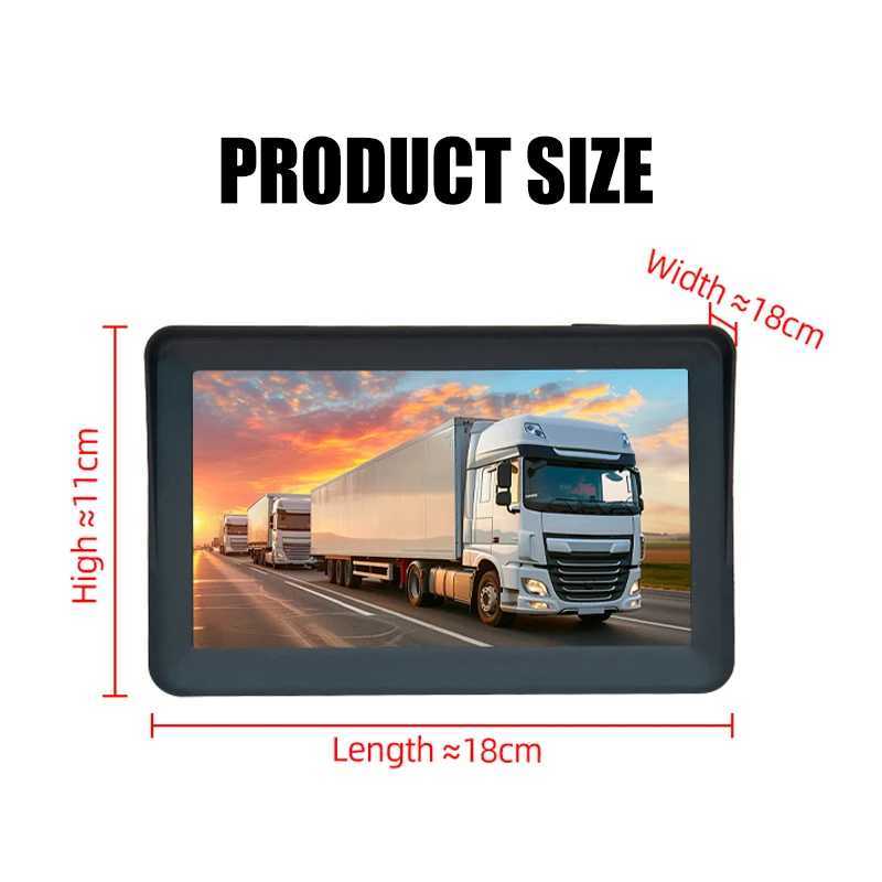 Car DVRs 7-Inch 1080P HD Dash Cam for Trucks Vehicle Dvr Recorder Camera Night Vision Front And Rear Dual-Channel Streaming Dashcam car dvr H250206