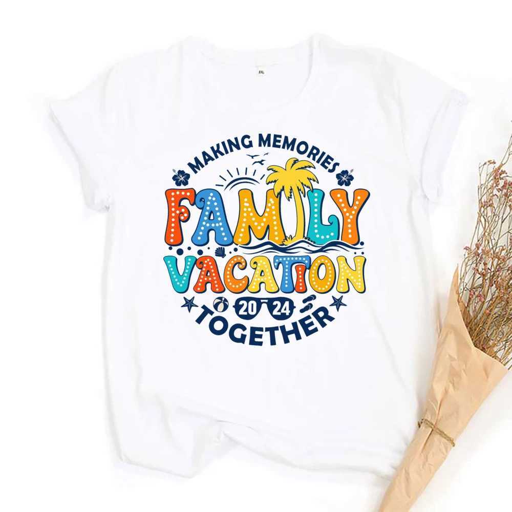 Making Memories Family Vacation 2024 Together Family Tshirt Travel Clothing Family Vacation Matching Shirts Summer Vacation Tee W250207