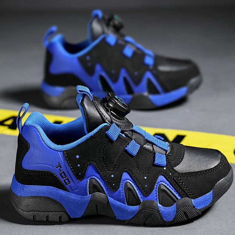 Childrens Walking Shoes Cushioning Lightweight Fashionable Running Shoes Rotating Buckle Outdoor Casual Sports Shoes for Kids W250207