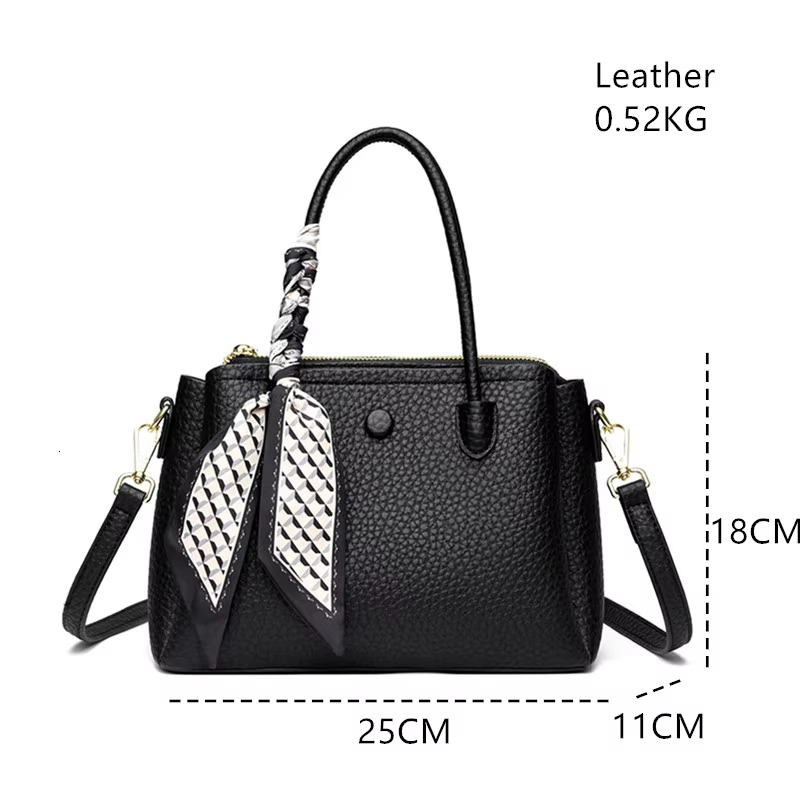Fashion Women Brand Handbags Retro PU Leather Totes Top-Handle Crossbody Shoulder Bag Lady Simple Style Hand Bags