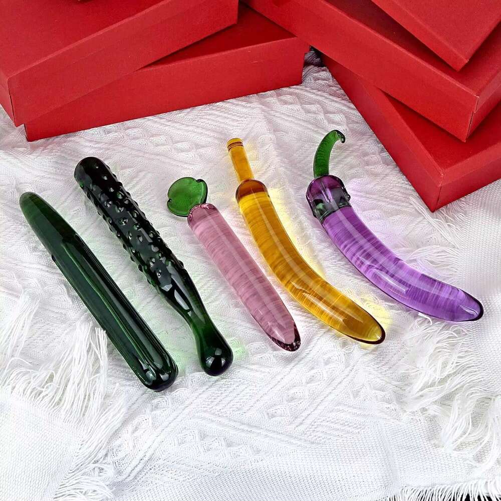 New Top Unique Design Sex Toy Adult Products Crystal Glass SM G-spot Pleasure Anal Butt Plug Stimulator