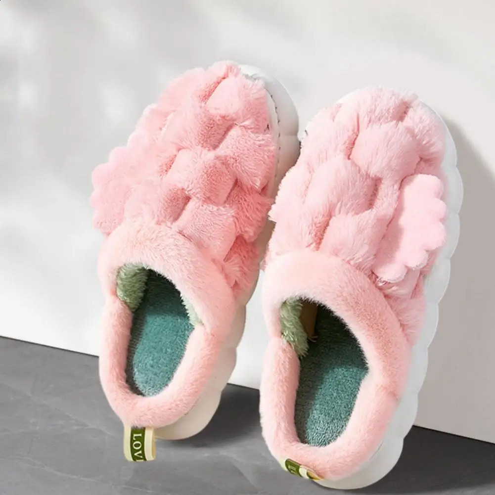 USB Men Women Heated Footwear Couple Foot Warmer Shoes Electric Heating Shoes Winter Warm Plush Slippers Indoor Home Slippers 250120