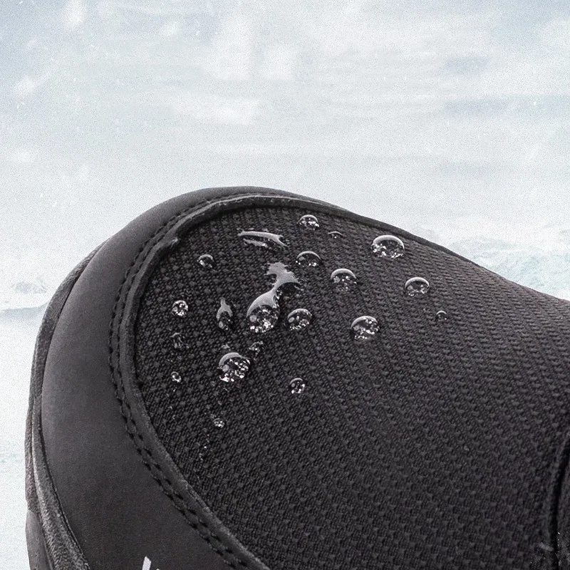 Thick Men fur Shoes Mans Footwear Warm Fur Snow Ankle Botas Hombre Boots For Women Plush New Winter Sneakers444 8ac2