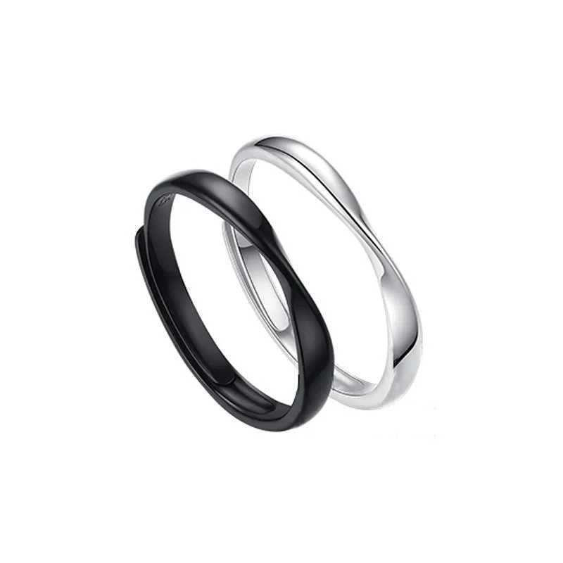 Exquisite couple ring mens fashionable Gothic punk style wedding engagement jewelry gift W250207