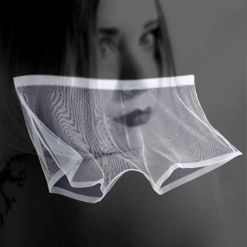 Mens Underwear Transparent Boxers Bulge Ice Silk See Through Underpants Sexy Briefs Low Waist Panties Lingerie IntimatesXJ250207