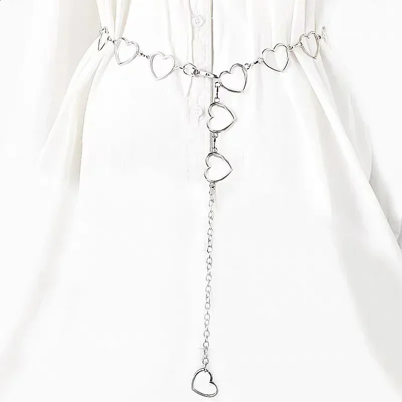 Women Fashion Belt Hip High Waist Gold Silver N Metal Chain y Fringes Crystal Diamond Corset 250114