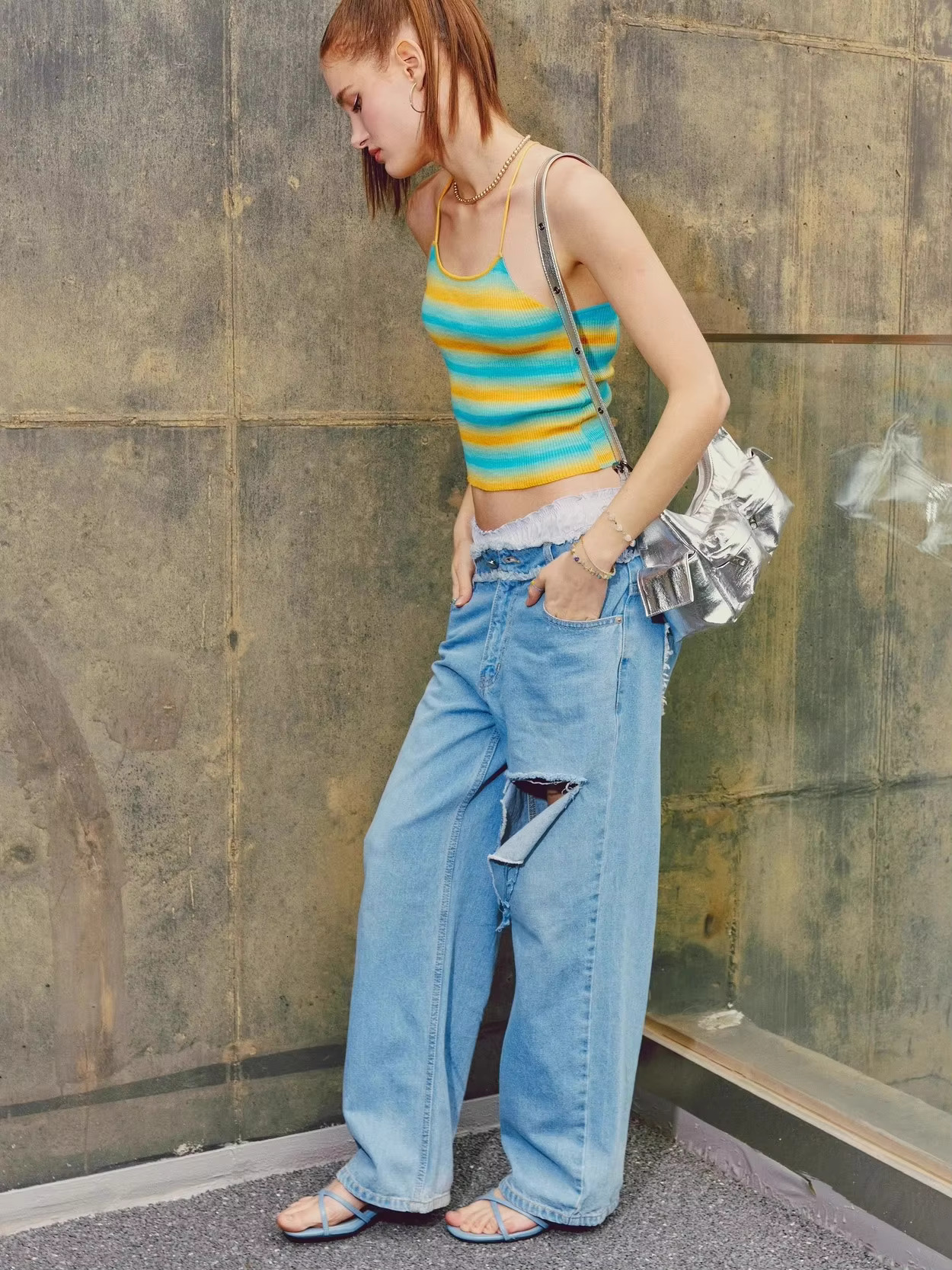 Korean Niche SAMO ONDOH Small Saddle Crossbody Bag, Song Yuqi, Jin Caiyuan, Cui Jungui, Same Style PVC Gender Neutral