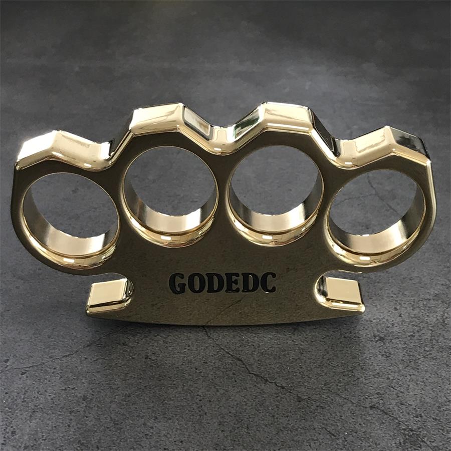 GODEDC Classic Mirror Brass Knuckle Duster