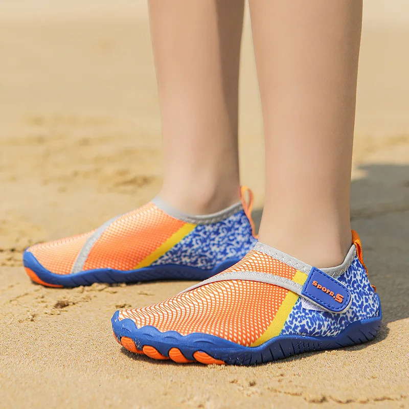 Water Shoes Kids Children Boys Beach Five Fingers Barefoot Swimming Aqua Shoes Toning Slipstop Toddler Shoes 250207