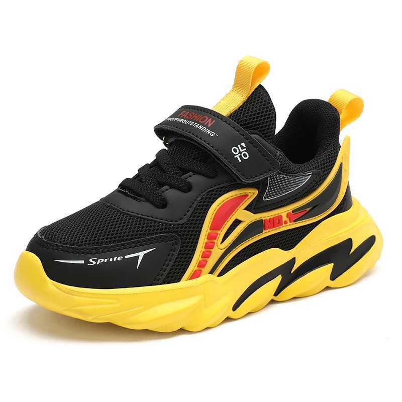 Fashion Kids Sneakers Breathable Mesh Sports Shoes Children Casual Running Shoes Lightweight Athletics Trainers for Boys Girls W250207