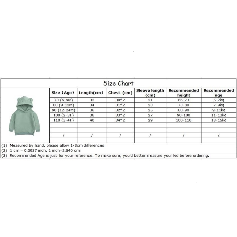 Autumn Winter Warm Fleece Kids Baby Boys Girls Cotton Bear Ears Hoodies Childrens Sport Shirt 1-4Year Kid 250121