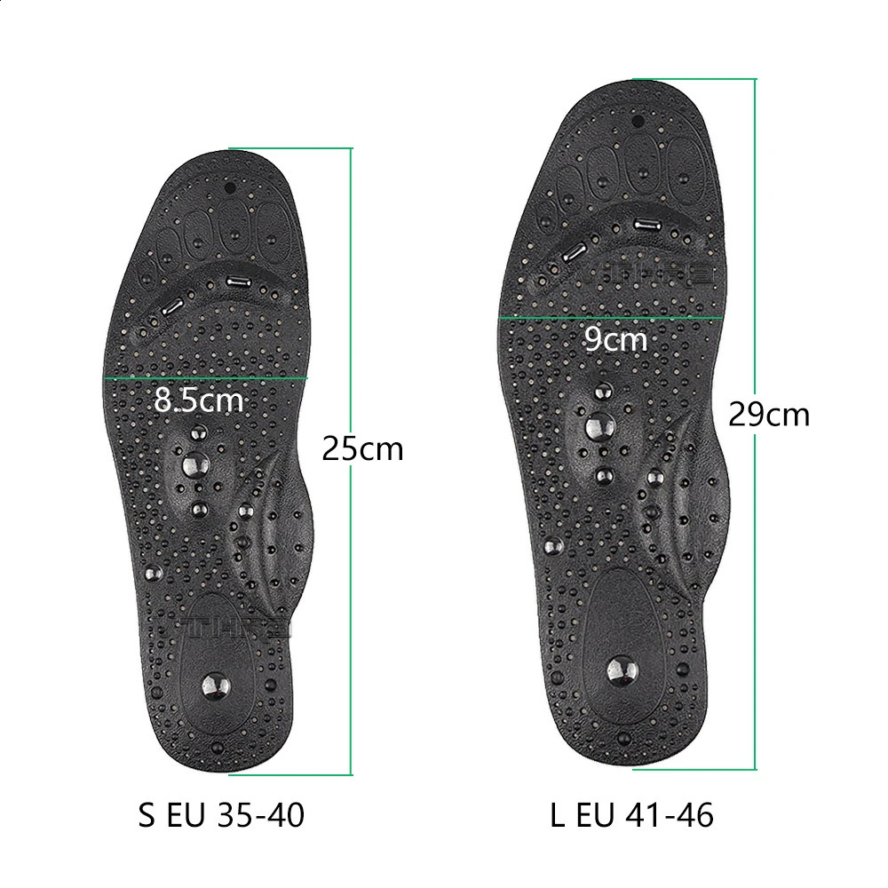 1 Pairs Magnetic Therapy Massage Insoles for feet Unisex Weight Loss Promote Blood Circulation Foot Magnet Health Care Shoe Pads 250120