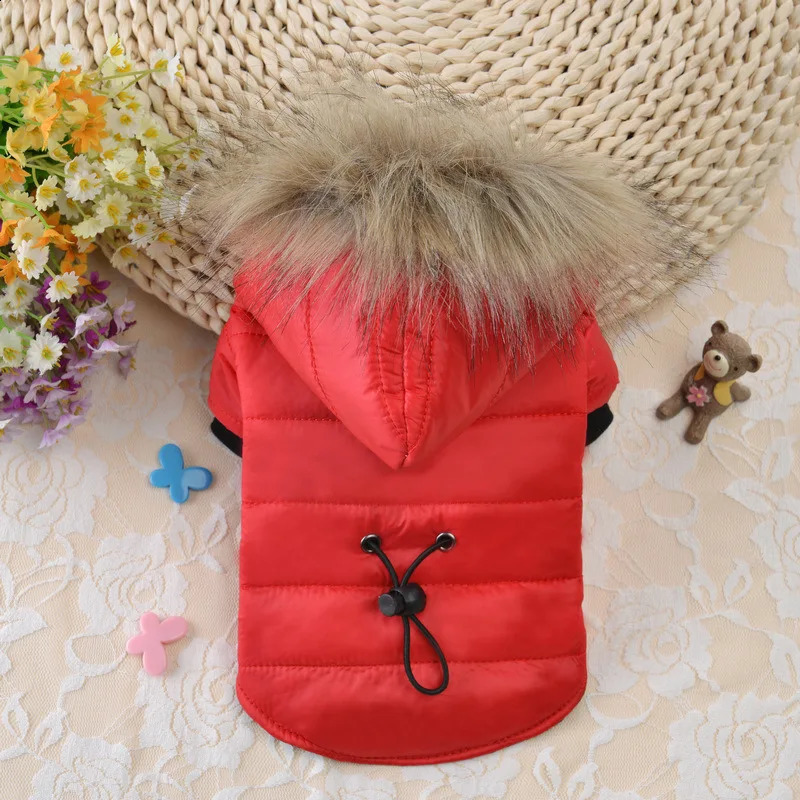Dog Coat Small Dog Jacket Windproof Warm Padded Down Hoodie Snowsuit Fashion Winter Dog Clothes for Cat Puppy Chihuahua Yorkie 250206