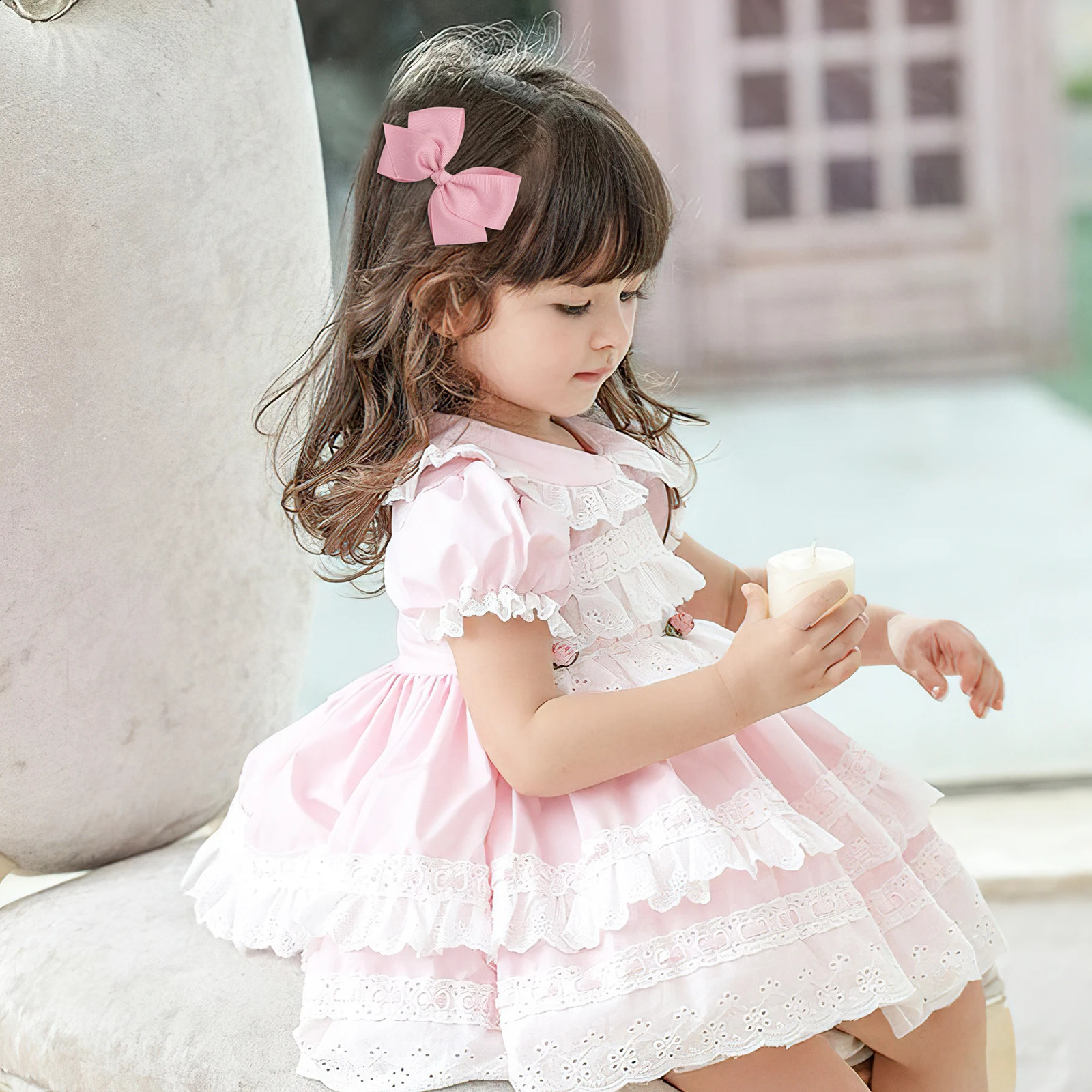 40Pcs 4 Boutique Grosgrain Hair Bows Alligator Clips for Girls Toddlers Kids Baby Hair Accessories 250120