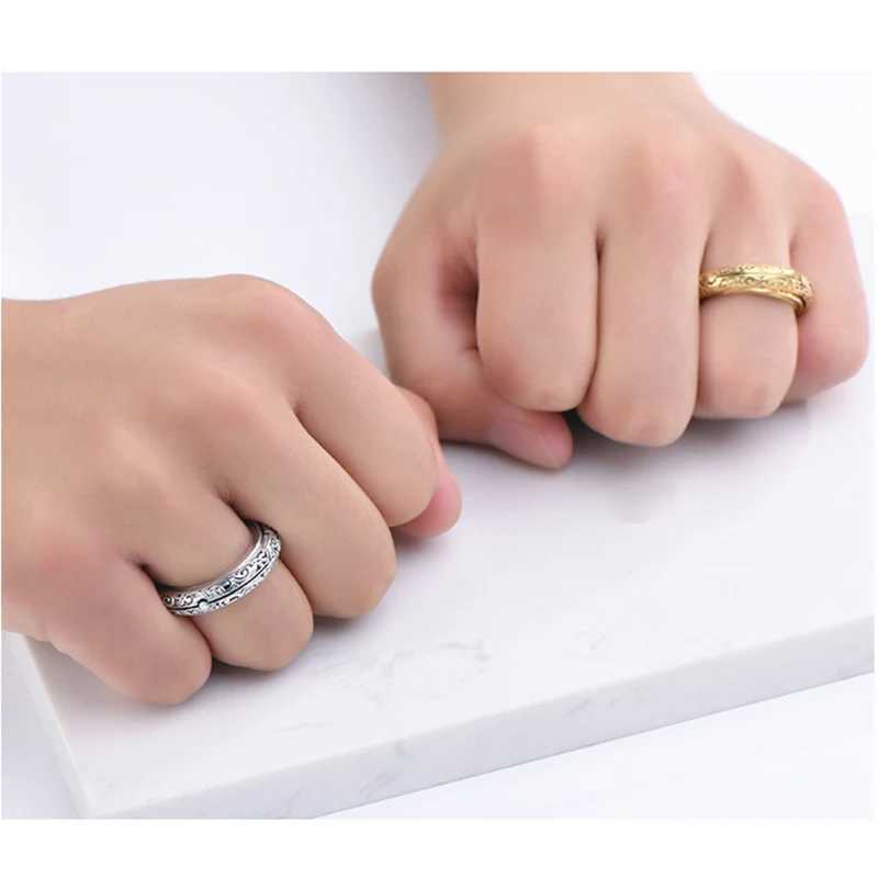Fashion Openable Astronomical Ball Ring Rotate Sphere Cosmic Planet Choker Rings Couple Ring For Men Women Jewelry Creative Gift W250207