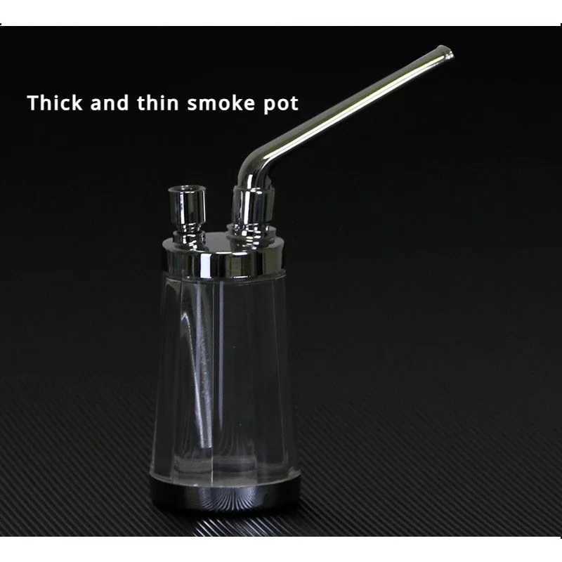 2024 New Bottle Water Pipe Portable Mini Hookah Shisha Tobacco Smoking Pipes Gift of Health Metal Tube Filter Y250207